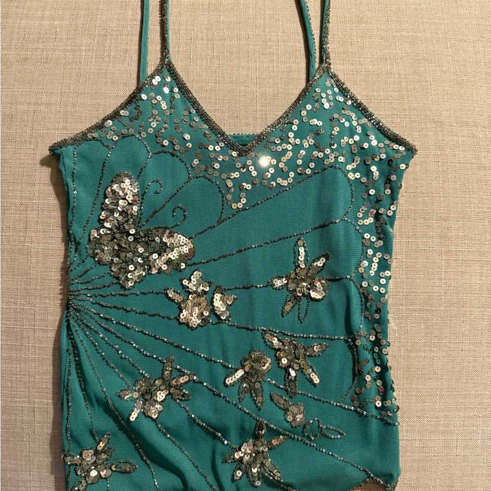 Vintage Wet Seal Sequin/Beaded Cami